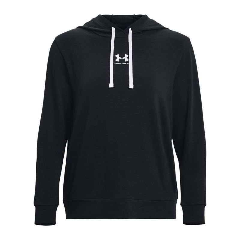 UNDER ARMOUR - Hoodie Under Armour Rival Terry Mujer-Negro