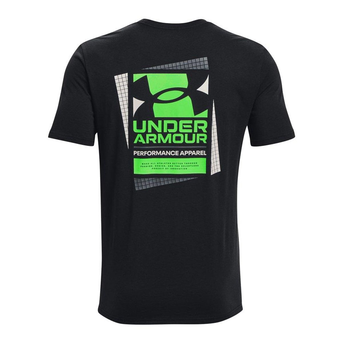UNDER ARMOUR - Camiseta Under Armour Multicolor Box-Negro