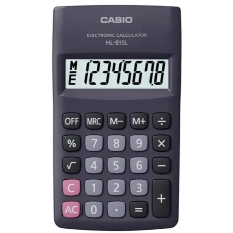 CASIO - Calculadora HL-815L NEG CAJA AZUL CASIO