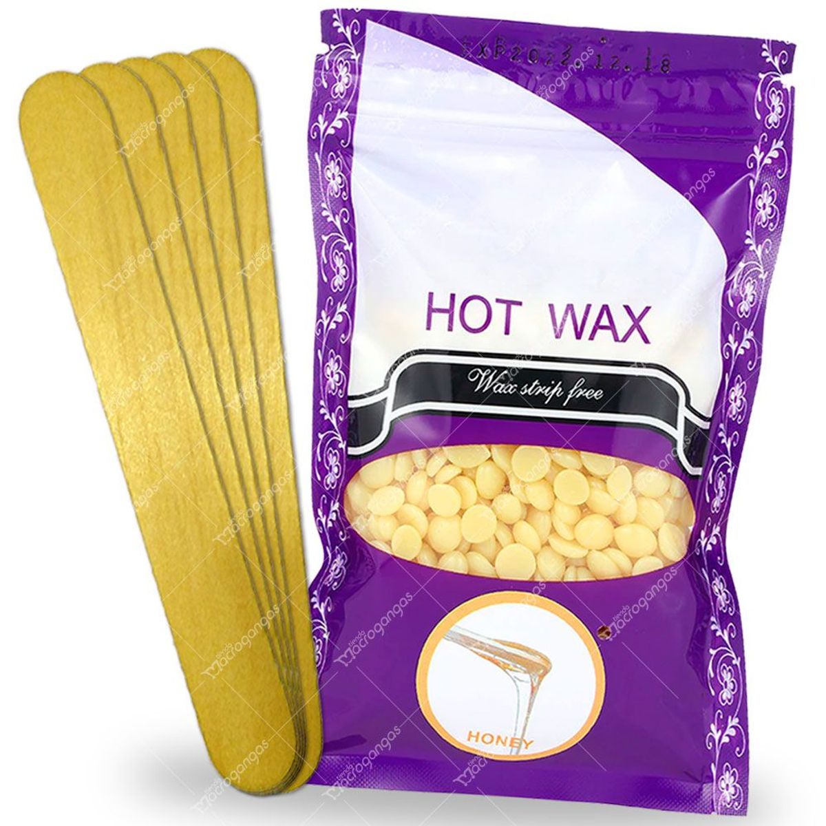GENERICO - Cera Depilatoria Elástica Perlas Wax Beans 100gr