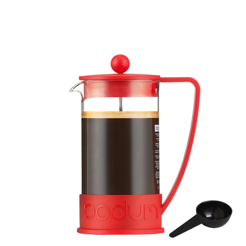 BODUM - Prensa Francesa Bodum Brazil Roja (3 Tazas - 350 ml)