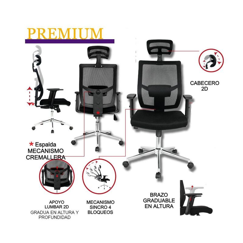 MUEBLESYA - Silla de Oficina Buga