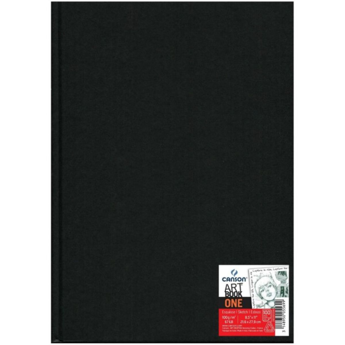 CANSON - Cuaderno ONE Cosido 100 grs Carta x 98 Hojas