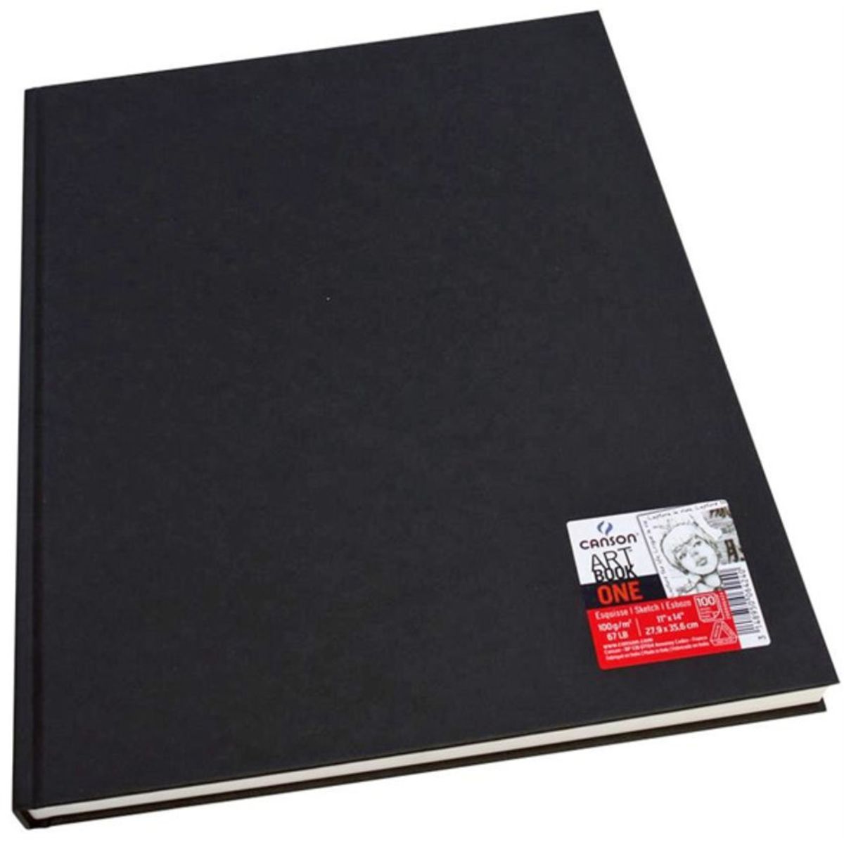 CANSON - Cuaderno ONE Cosido 100 grs Carta x 98 Hojas