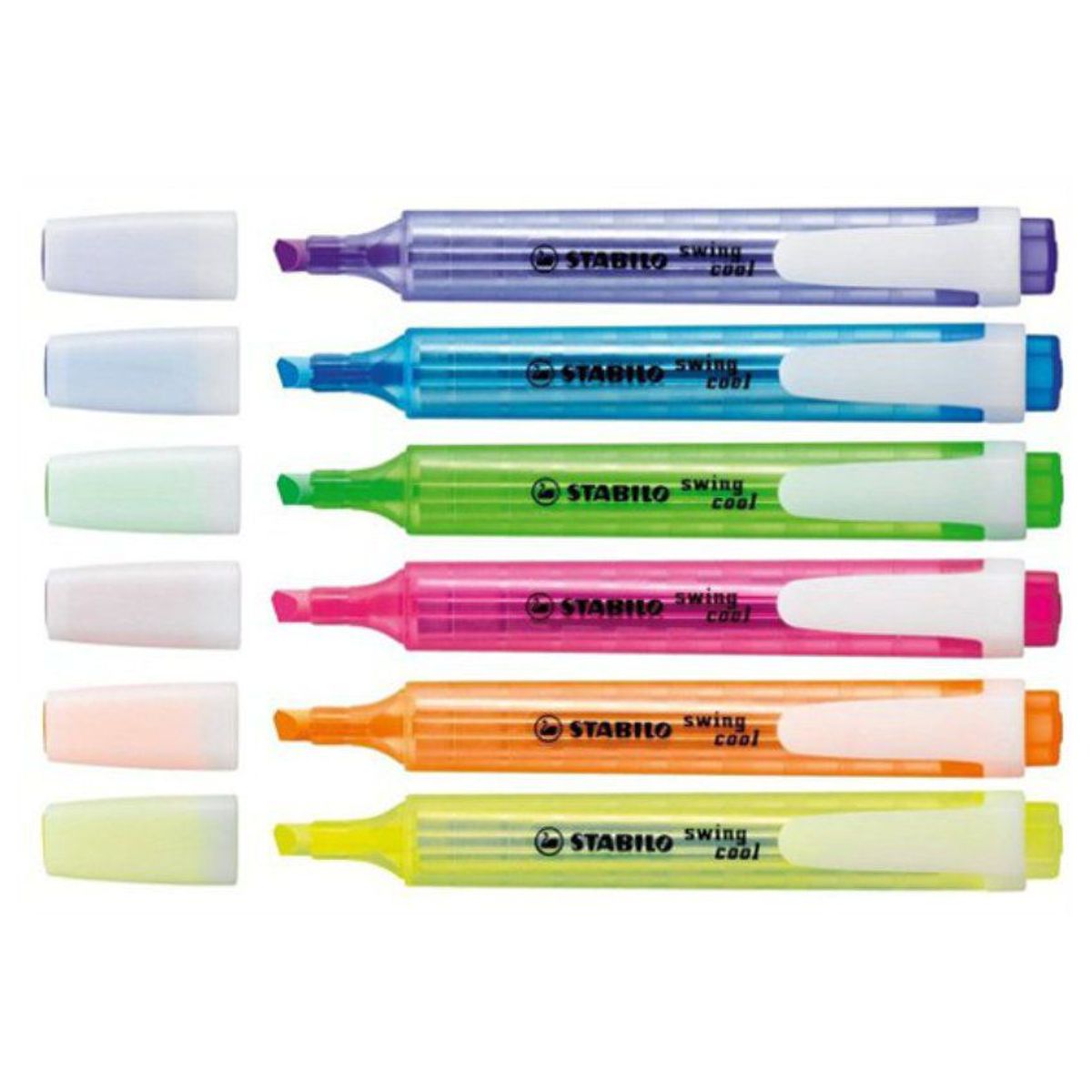 STABILO - Resaltador swing cool flúor 6 unidades