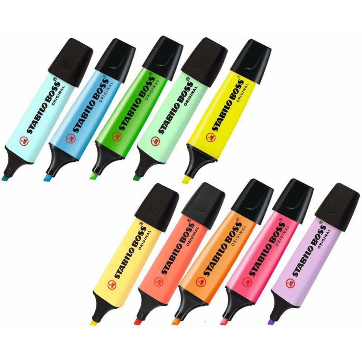STABILO - Kit resaltadores stabilo boss surtido 10 unid