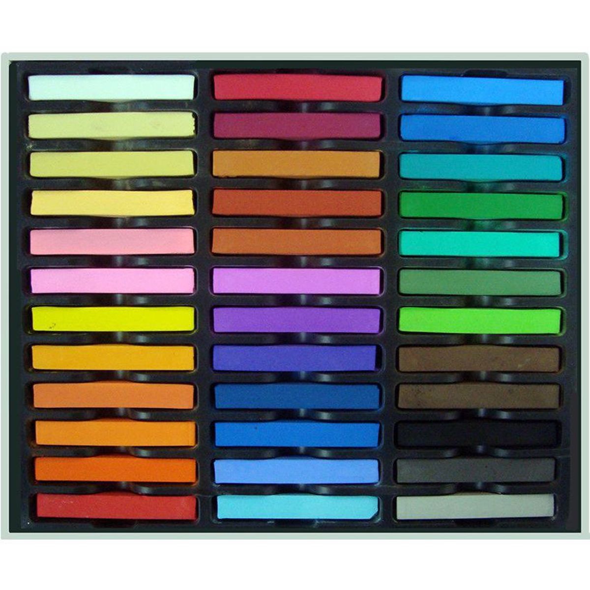 TIZIANO - Tizas pastel suave Tiziano caja x 36 unidades