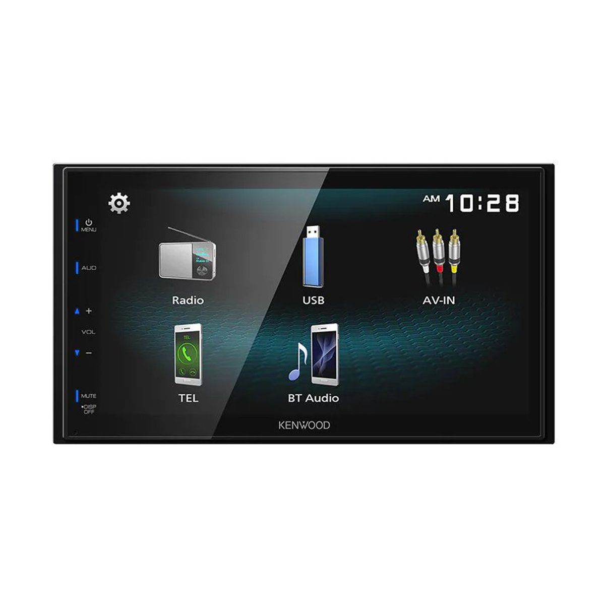 KENWOOD - Radio kenwood monitor 6.8 dvd - usb - bt - din dmx125bt