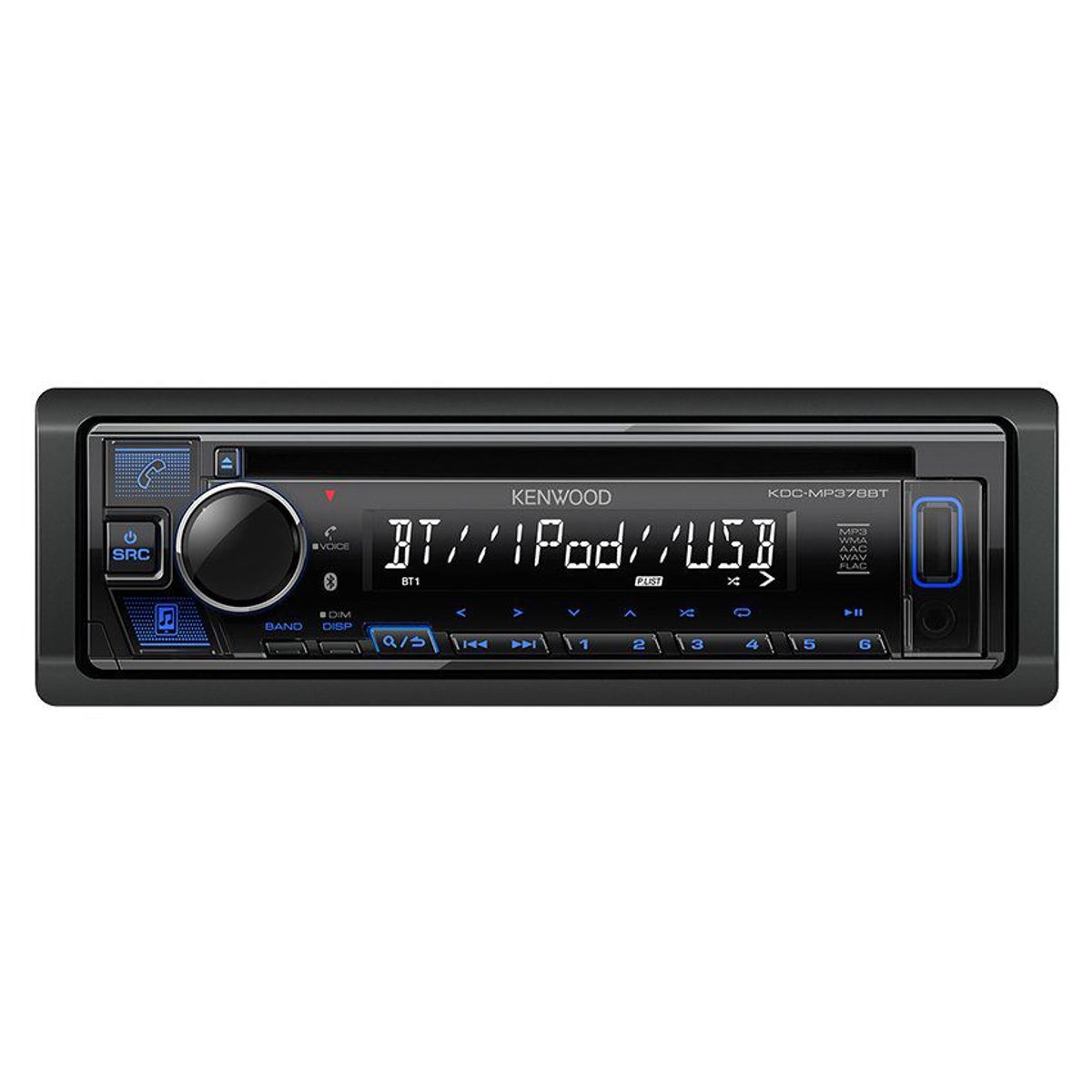KENWOOD - Radio kenwood kdc-mp378bt con usb - bluetooth - cd - ipod