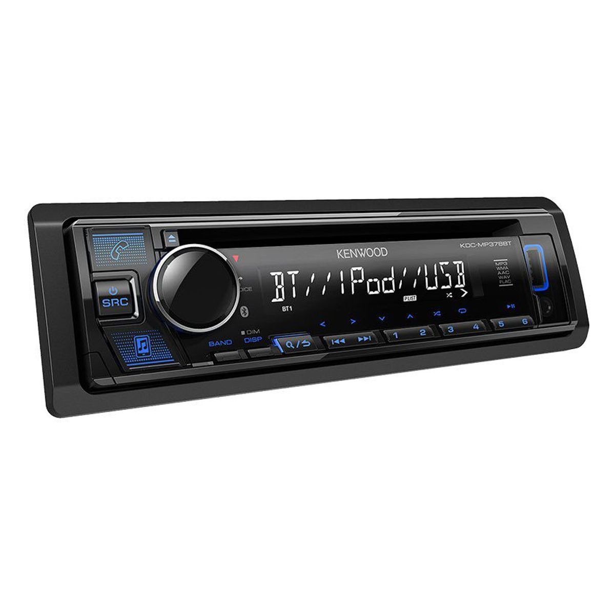 KENWOOD - Radio kenwood kdc-mp378bt con usb - bluetooth - cd - ipod