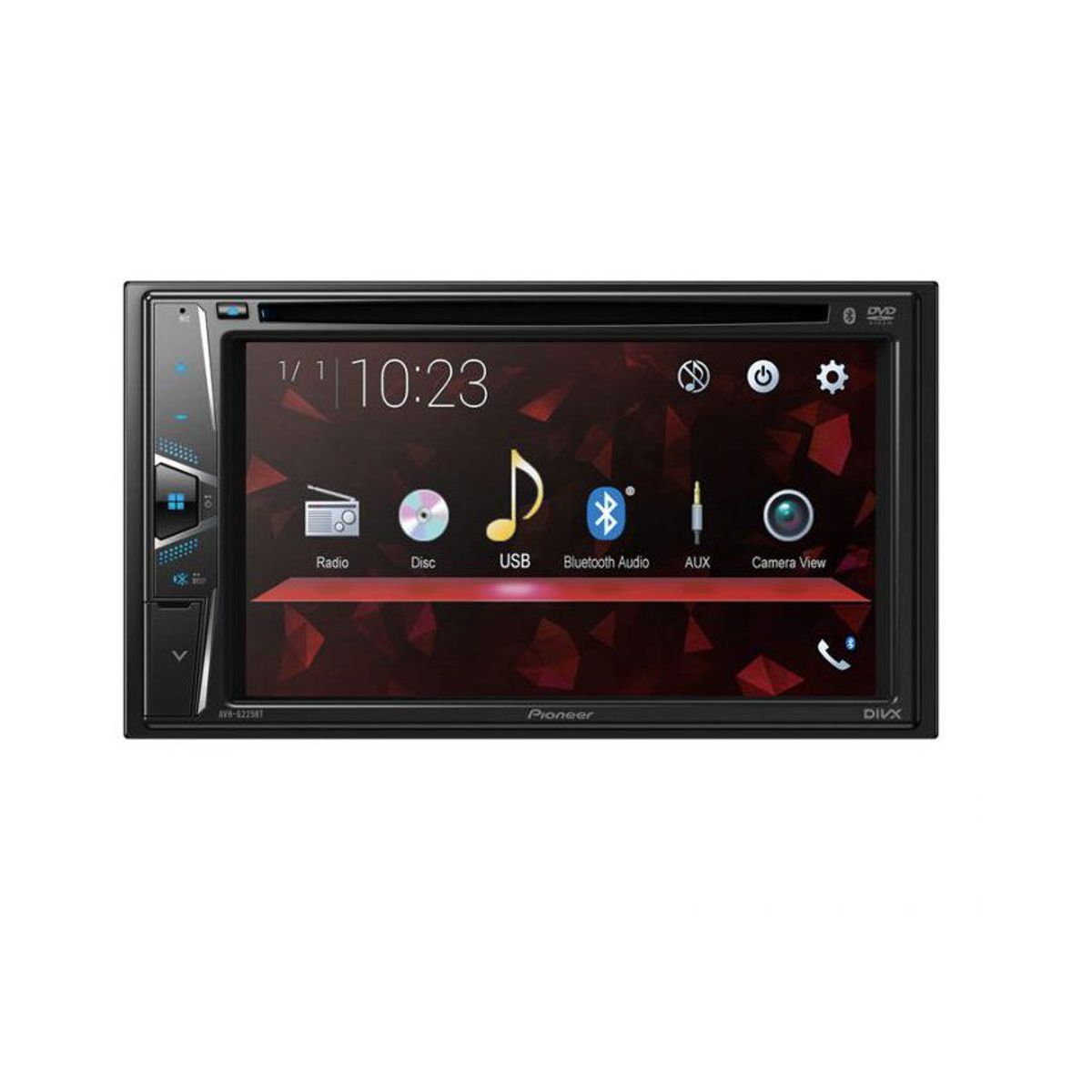 PIONEER - Radio pioneer monitor 6.2 usb - bt - dvd avh-g225bt