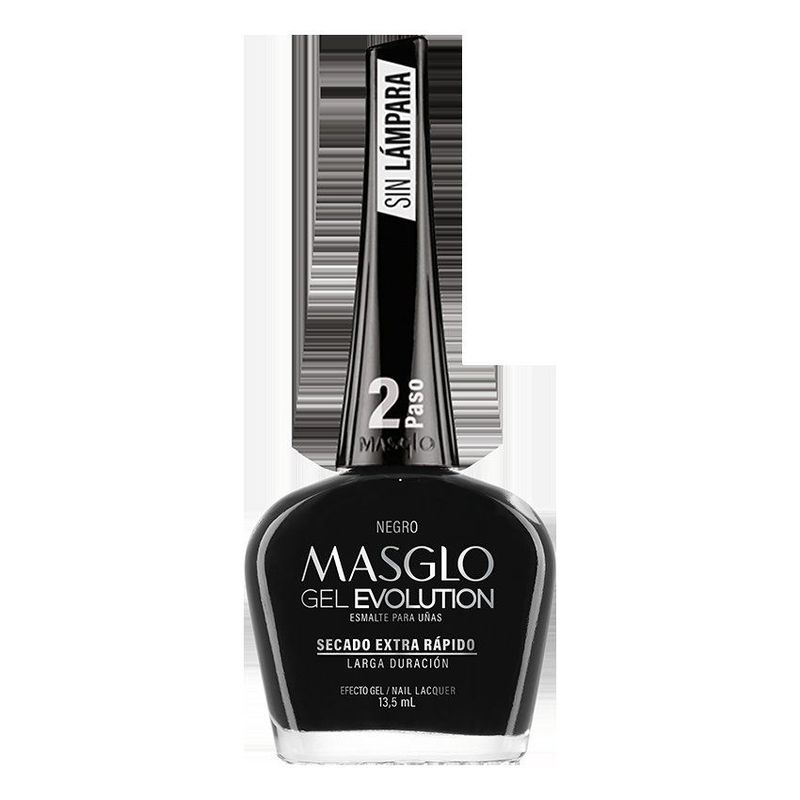 MASGLO - Esmalte masglo negro 135ml gel evolution