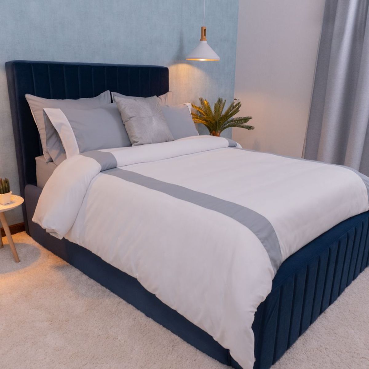 AMARE HOME - Set Duvet Cover White - Colección Joy Doble.