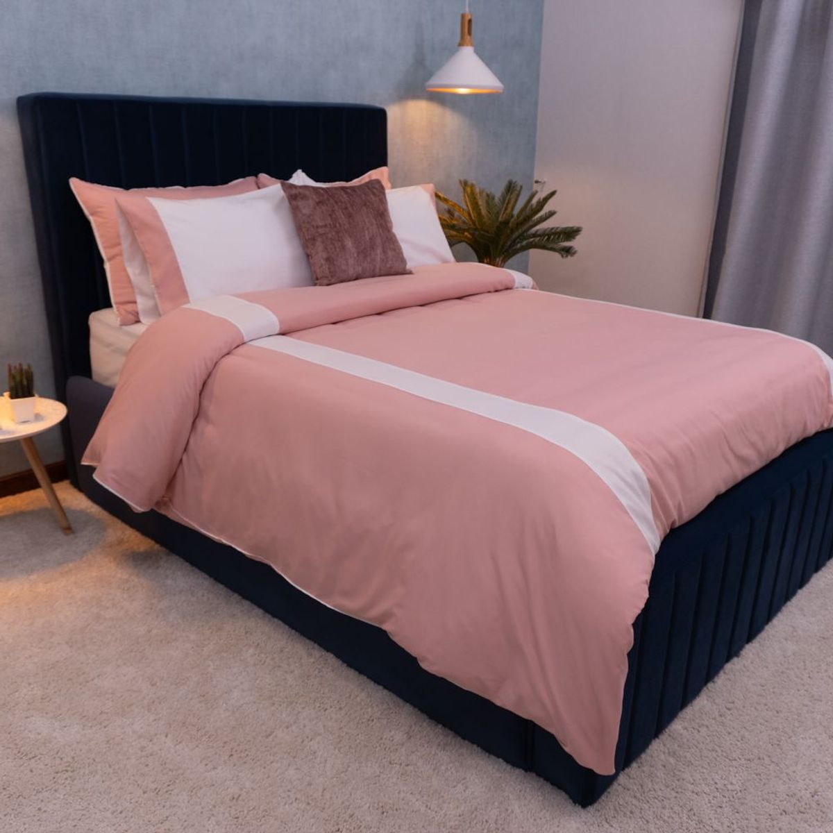 AMARE HOME - Set Duvet Cover Pink - Colección Joy Queen.