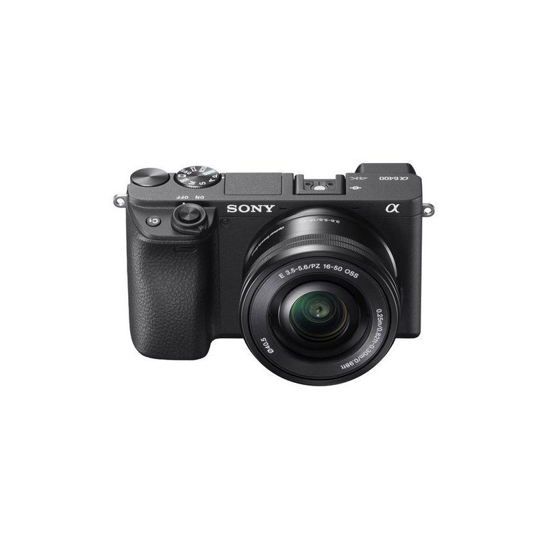 SONY - Sony a6400 4K Con Lente 16-50mm+Memoria 64Gb 100Mbs+Bolso