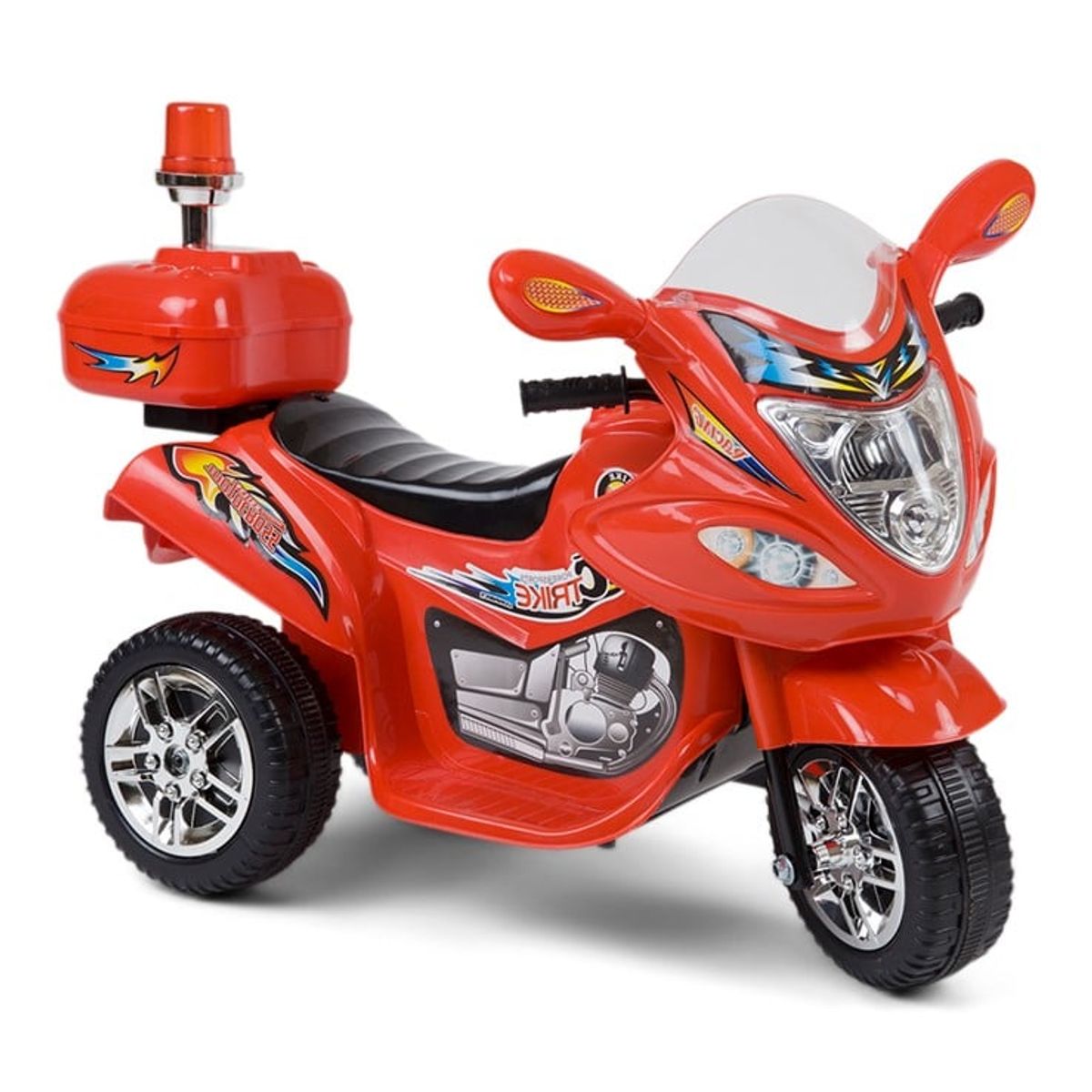 ROADMASTER - ROADMASTER  Moto a Bateria para Niños y Niñas Trimoto Eléctrica Infantil Color Rojo