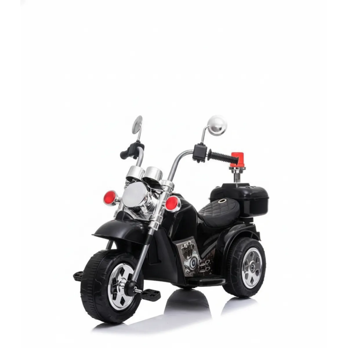 ROADMASTER - Roadmaster Moto Eléctrica Triciclo Trimoto Tipo Harley Chopper Negra