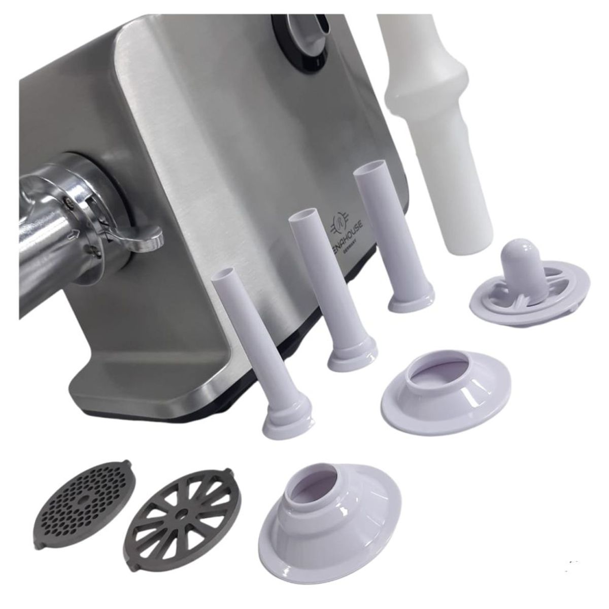 RENAHOUSE - Molino Eléctrico Picador De Carne Metálico 3000w Renahouse