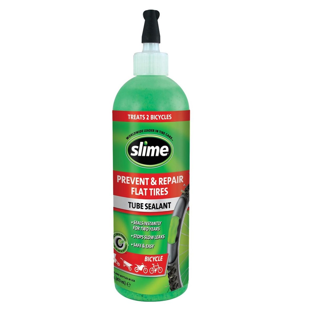 SLIME - Antipinchazos Llantas con Neumáticos Slime 16 Oz
