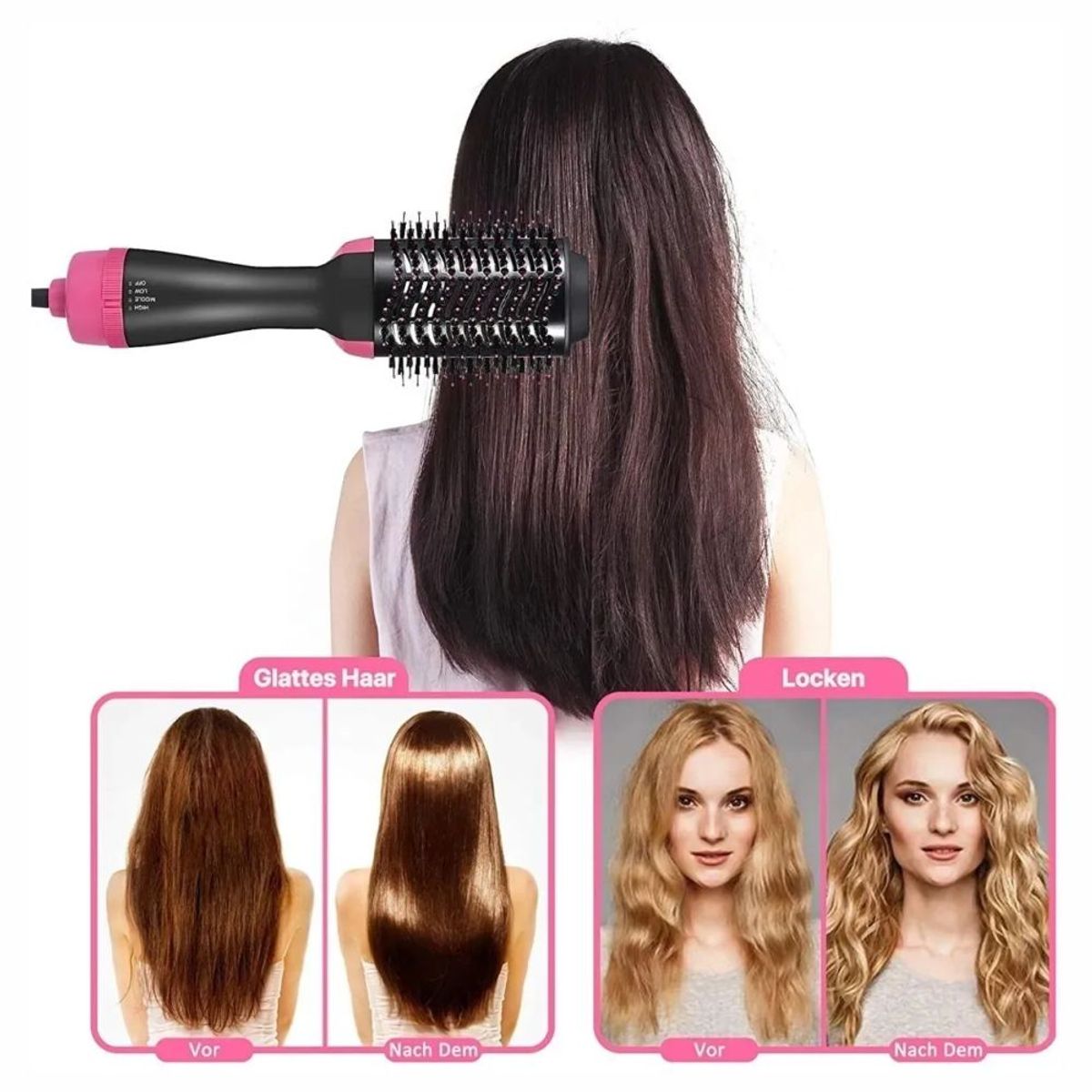 ONE STEP - Cepillo Secador Voluminizador One Step Hair Dry 1000w
