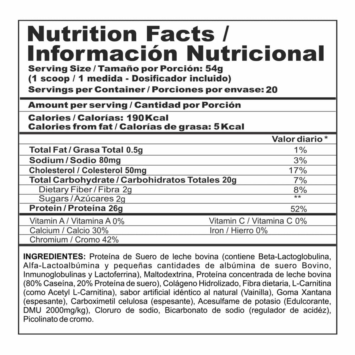 MEGAPLEX - Bipro Lite 2.4 lb - Proteína  + Colágeno hidrolizado