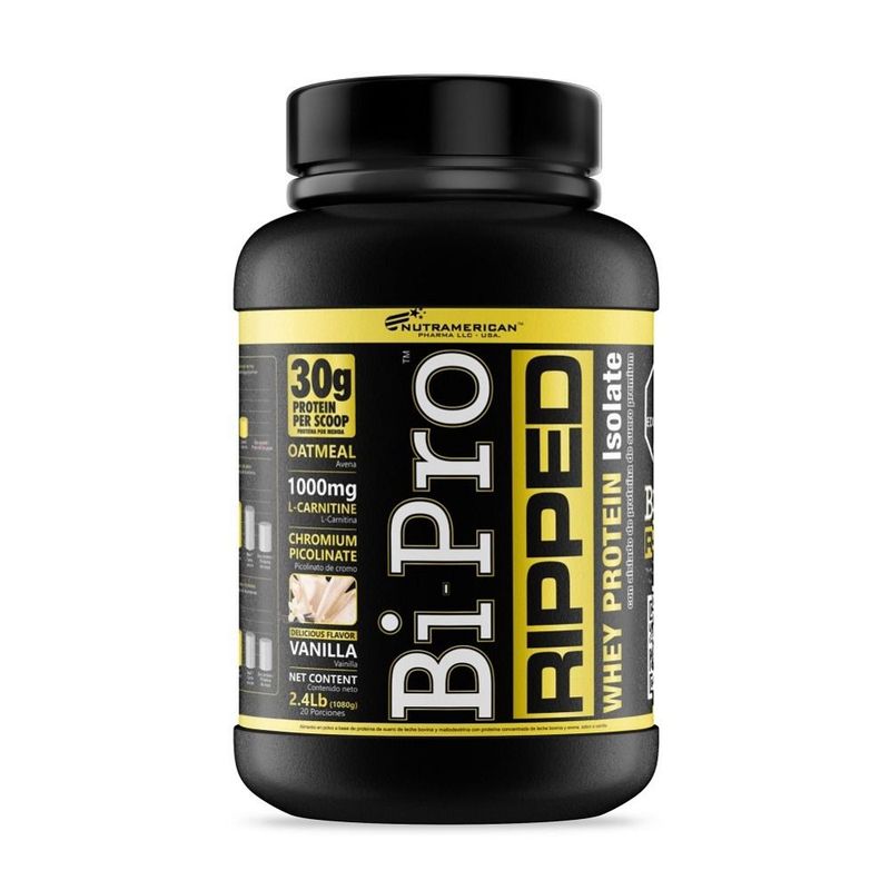 MEGAPLEX - Bipro Ripped 2.4 lb - Proteína + L carnitina + Picolinato de Cromo + Reductor de Grasa