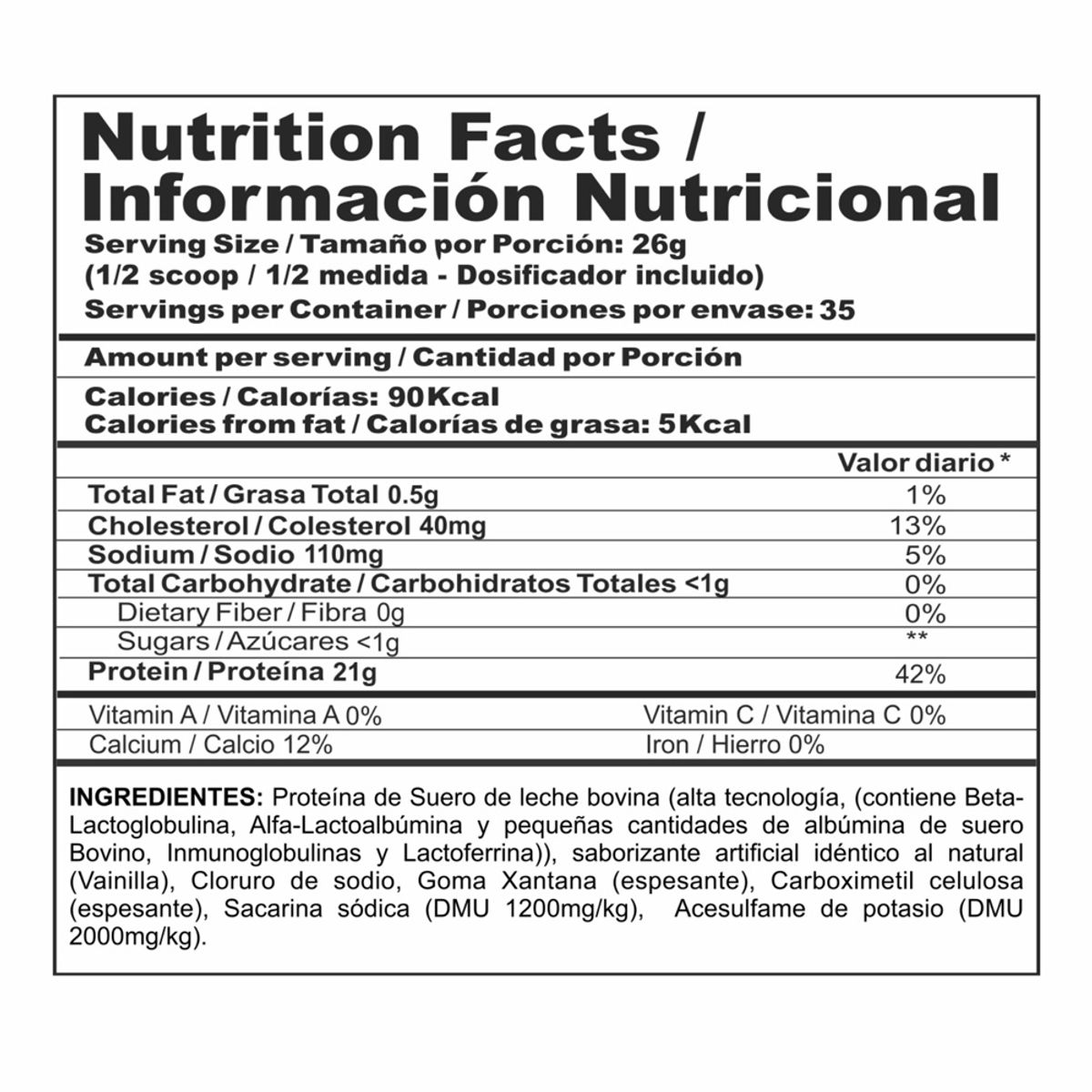 MEGAPLEX - Bipro Classic Vainilla 2 lb - Proteína