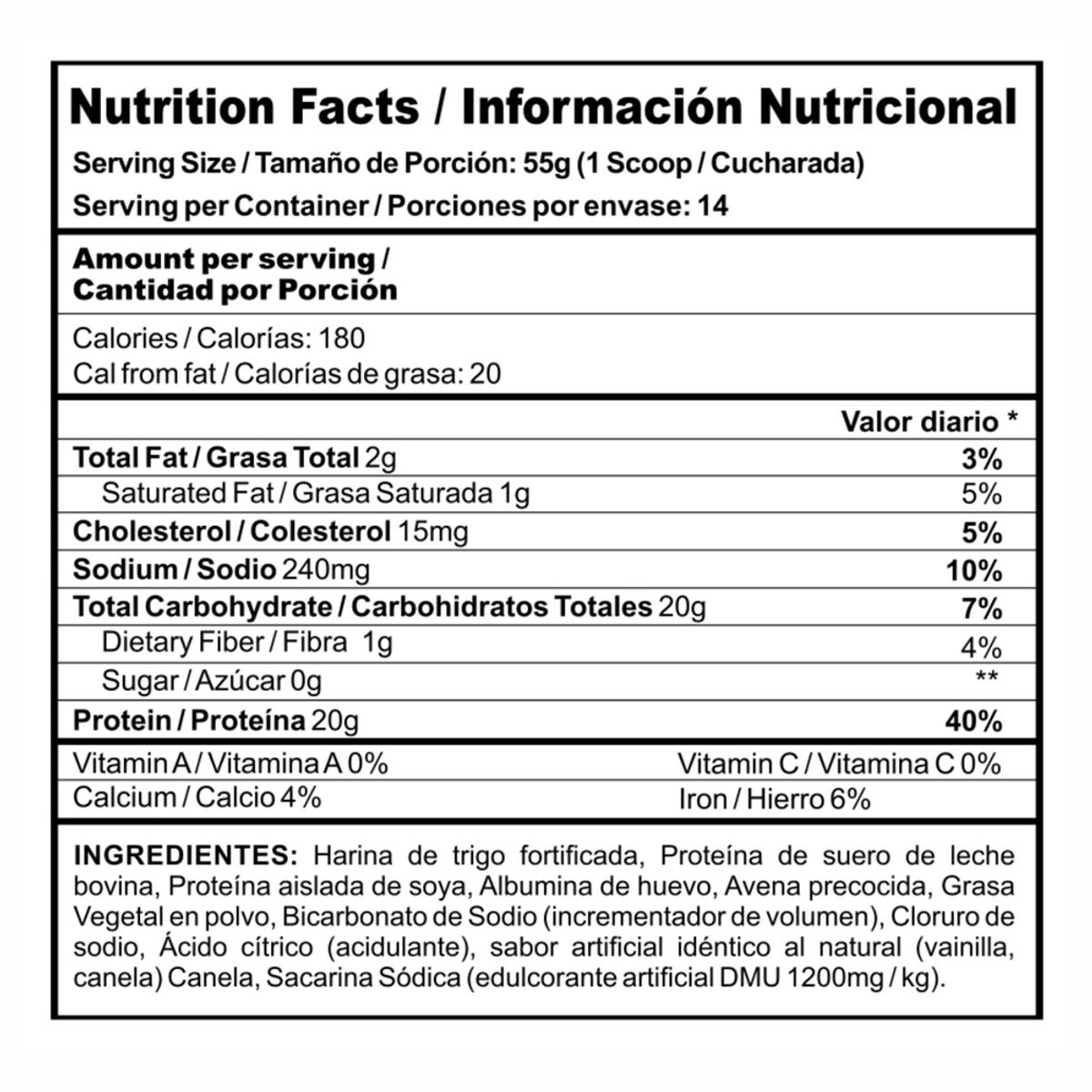 MEGAPLEX - Protein Pancake 1.69 LB - Pancakes + Waffles + Crepes