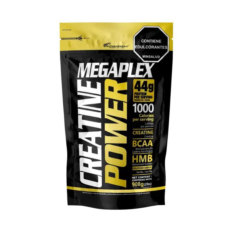 MEGAPLEX - Megaplex Creatine Power 2 lb-Proteína Hipercalorica+Creatina Monohidra