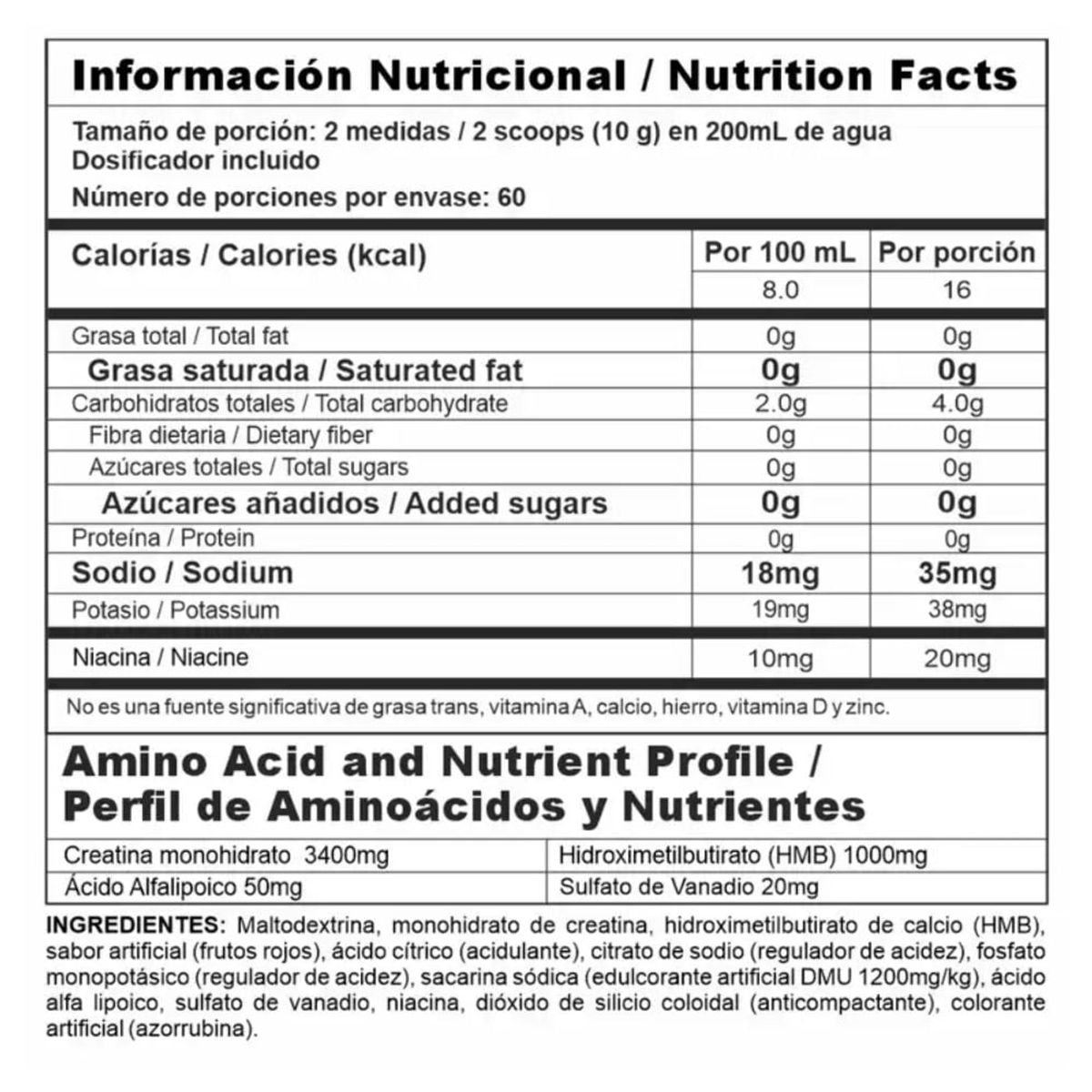 MEGAPLEX - Crea Stack - Creatina Monohidratada
