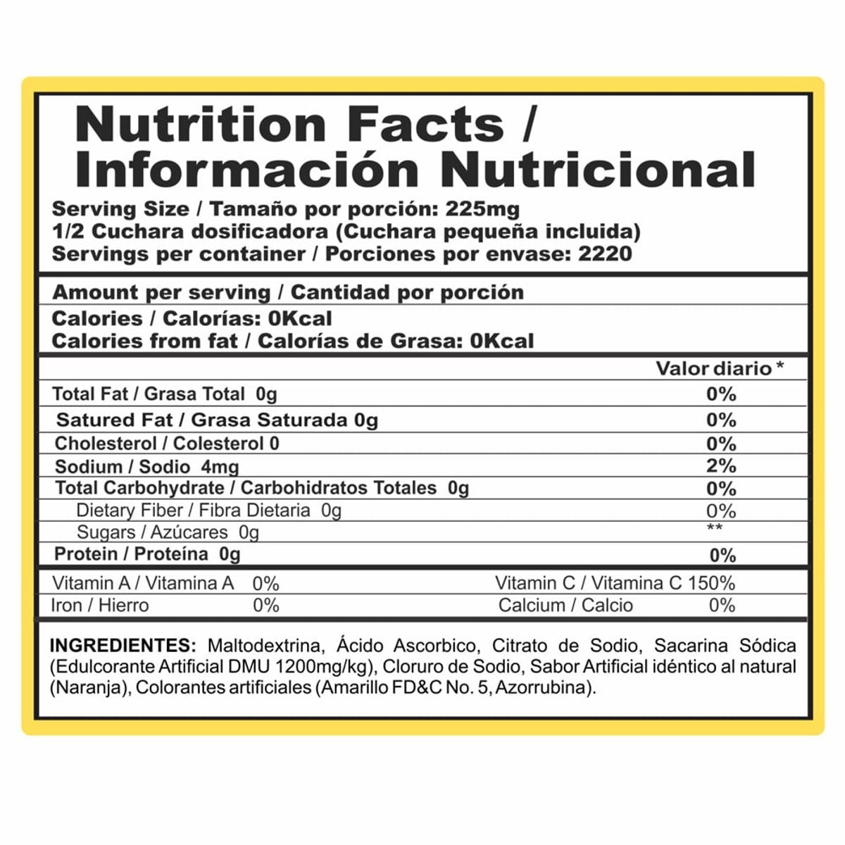 MEGAPLEX - Nutra C 1.1 lb - Vitamina C     .