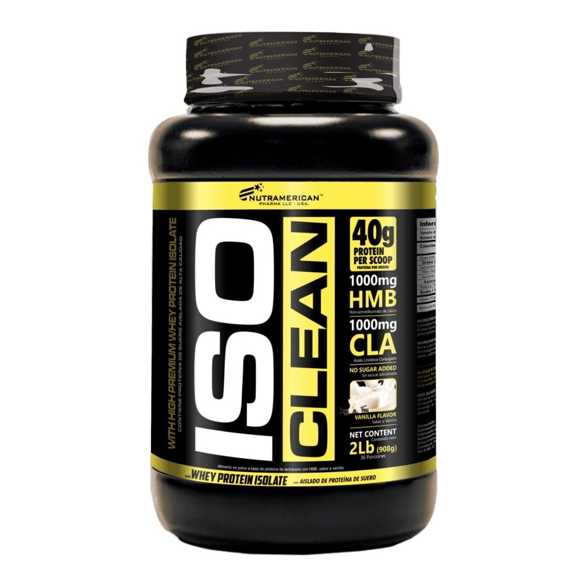 MEGAPLEX - Iso Clean 2 lb - Proteína con Hmb