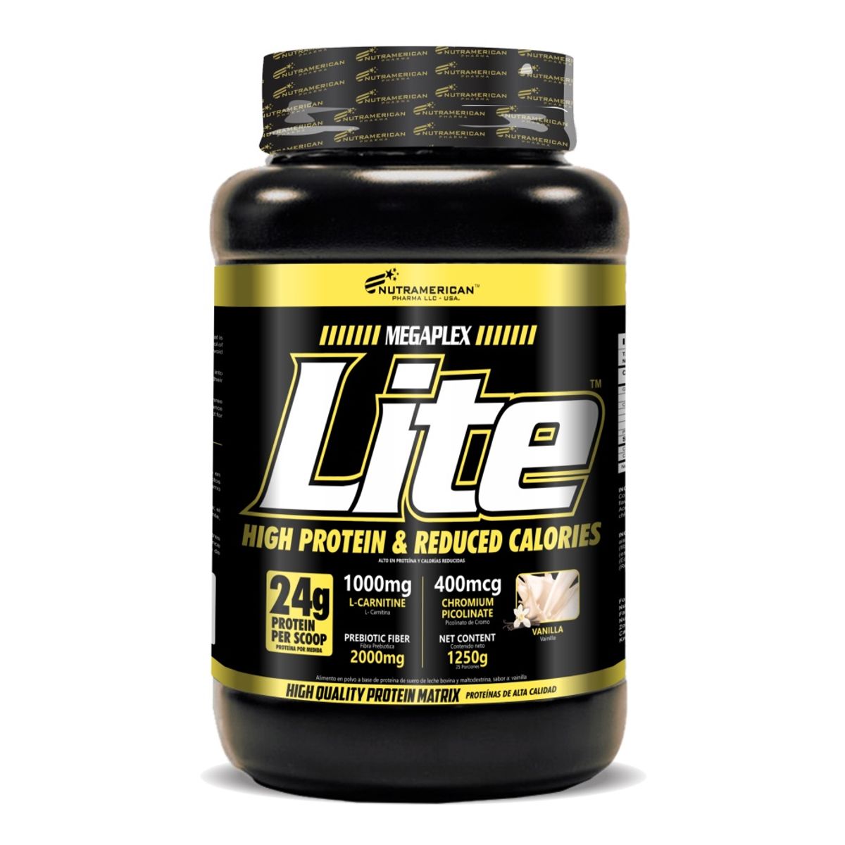 MEGAPLEX - Megaplex Lite 3 LB - Proteina + L-Carnitina + Picolinato de Cromo - Reductor de Grasa