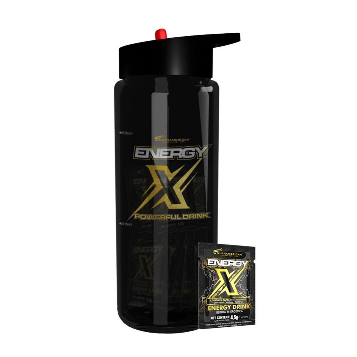 MEGAPLEX - Energy X 112.5 gr - Bebida Energizante
