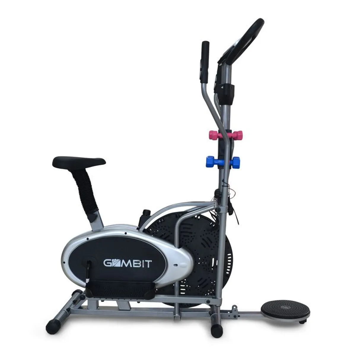 HOMESALE - Bicicleta Elíptica 7 en 1 Home Sale Monitor Twister + Pesas..