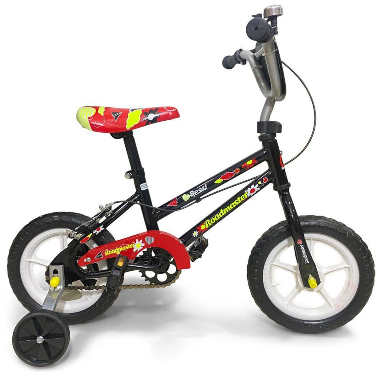 ROADMASTER - Bicicleta Roadmaster Fireman Infantil Rin 12 Con Accesorios.