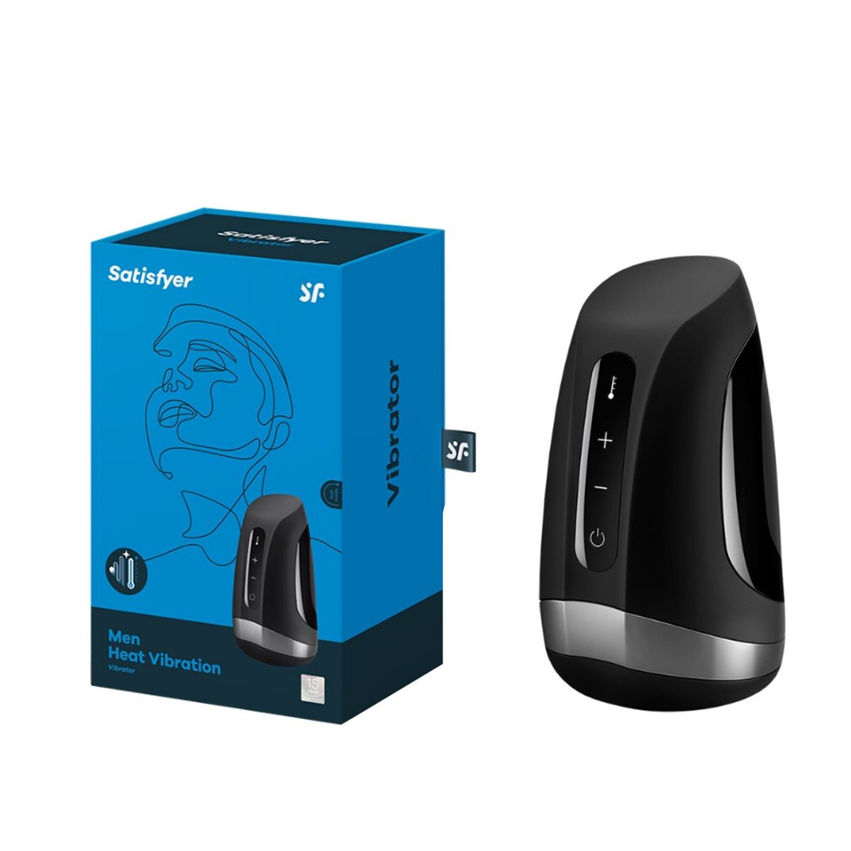 SATISFYER - Masturbador Men Heat Vibration Satisfyer