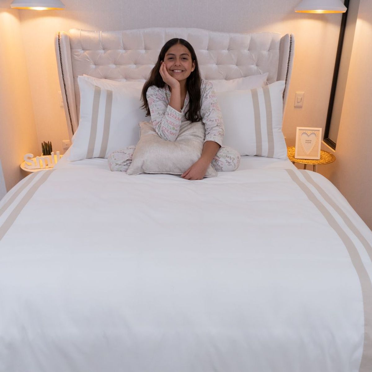 AMARE HOME - Set Duvet Cover Mocca - Colección Pureza Semidoble