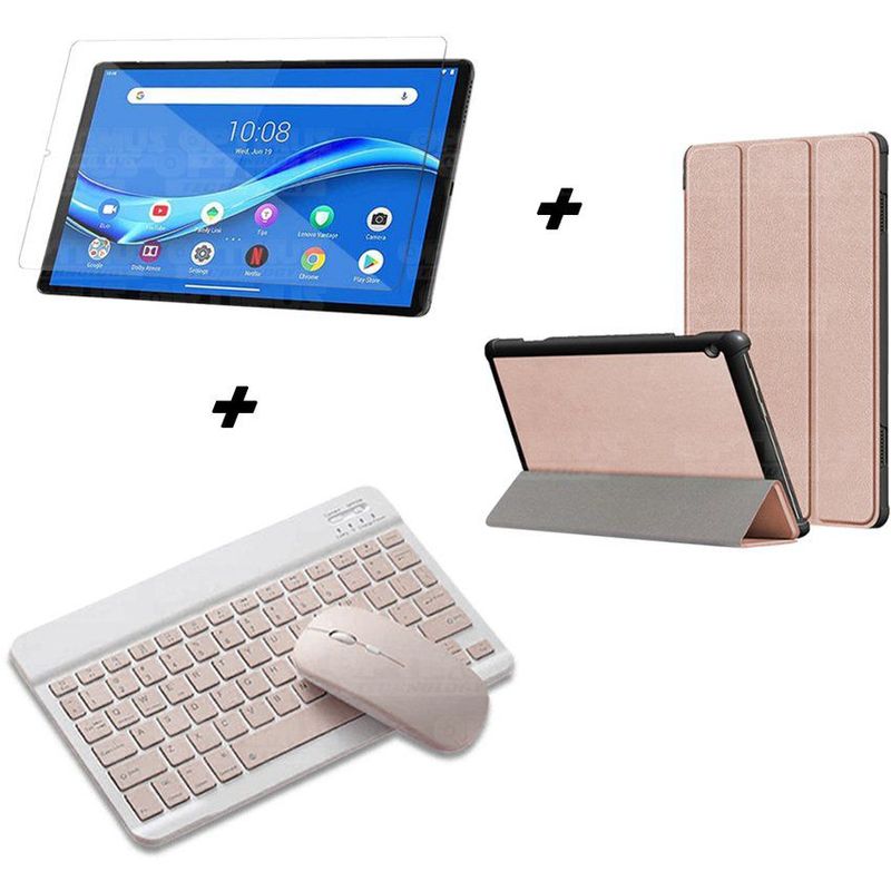LENOVO - Vidrio templado estucheteclado mouse para lenovo tab m10 hd tb- x 606f