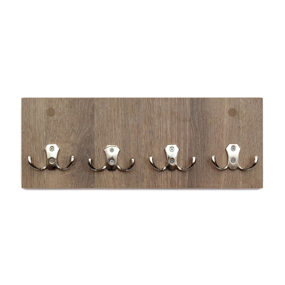 BANZAY - Perchero de pared 4 ganchos Dobles - Amareto