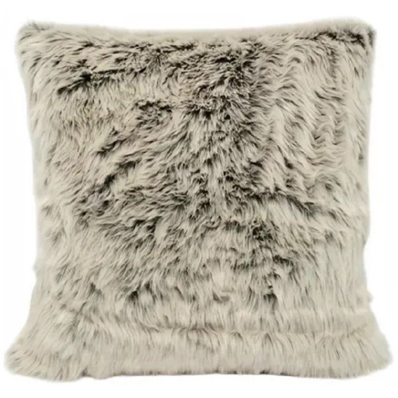 BANZAY - Cojín Peludo Peluche Decorativo Banzay - Crema Matizado