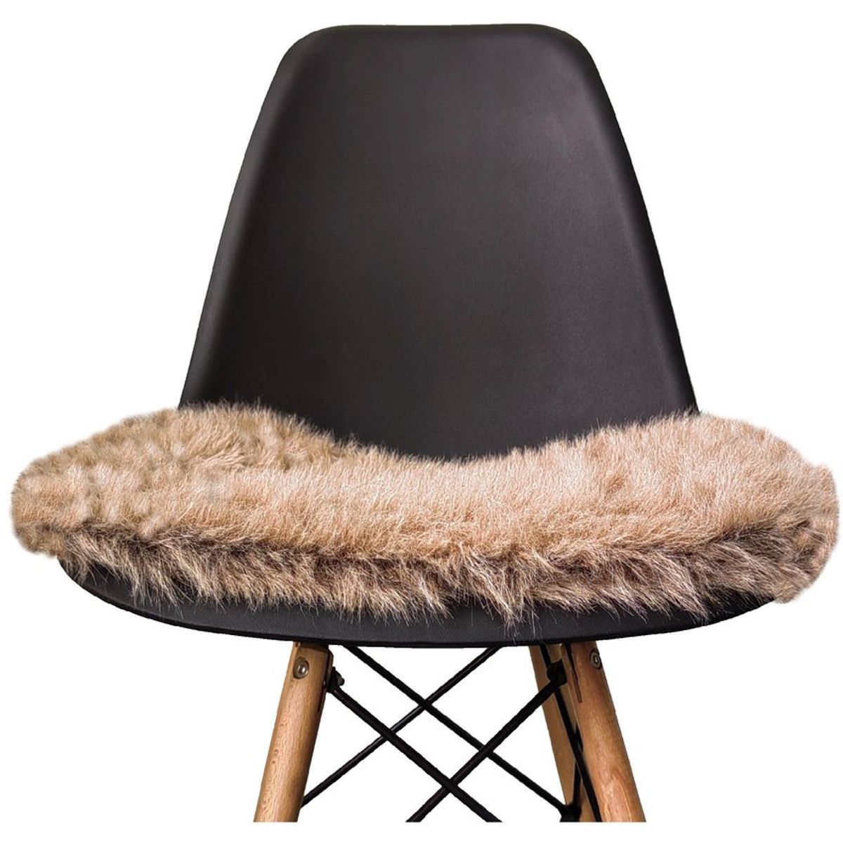 BANZAY - Cojin en Peluche para Silla Eames kit x2 - Beige