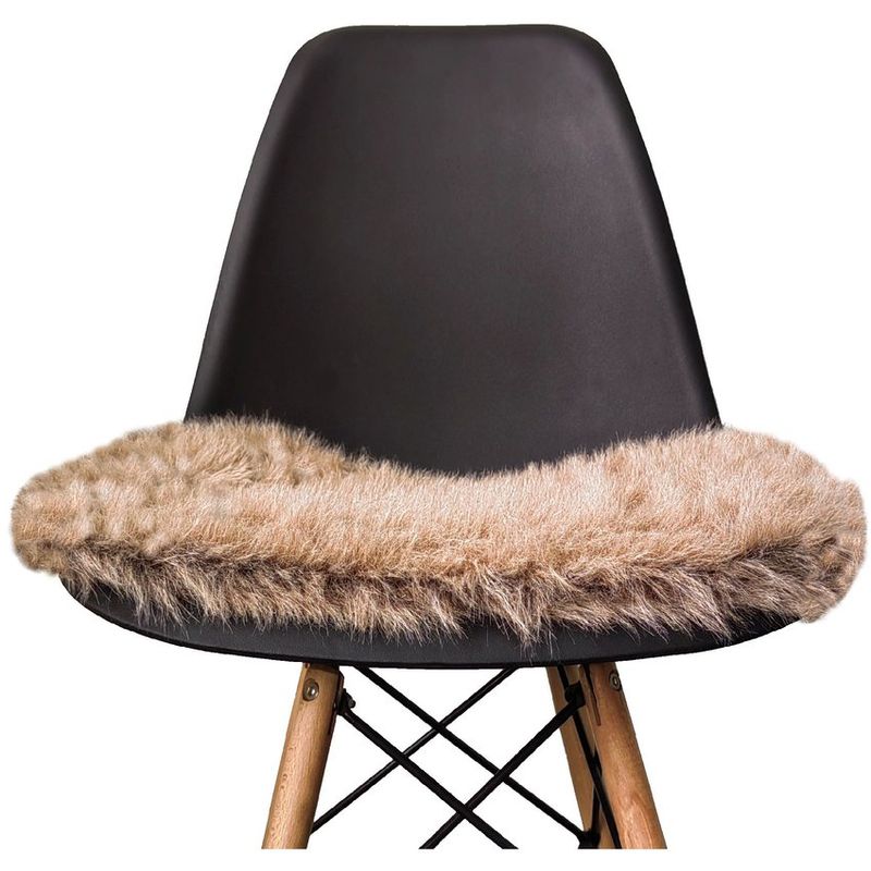 BANZAY - Cojin en Peluche para Silla Eames kit x2 - Beige