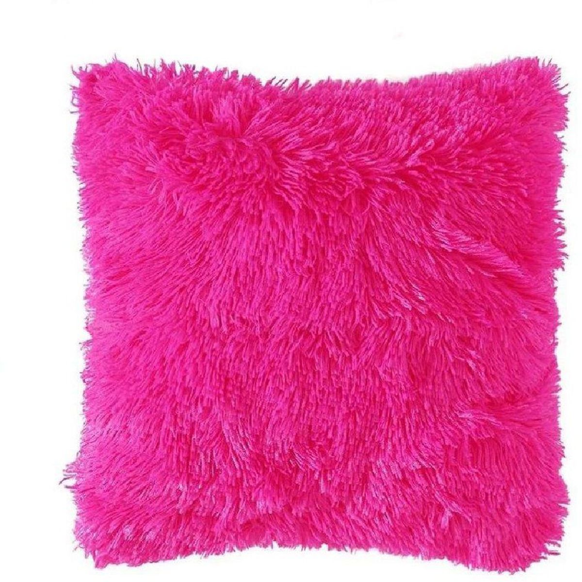 BANZAY - Kit x 2 Fundas Cojines Péludo - Fucsia