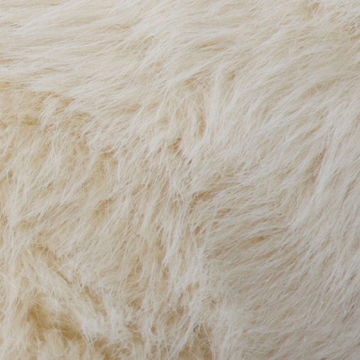 BANZAY - Cojín Peludo Peluche Decorativo Banzay - Crema