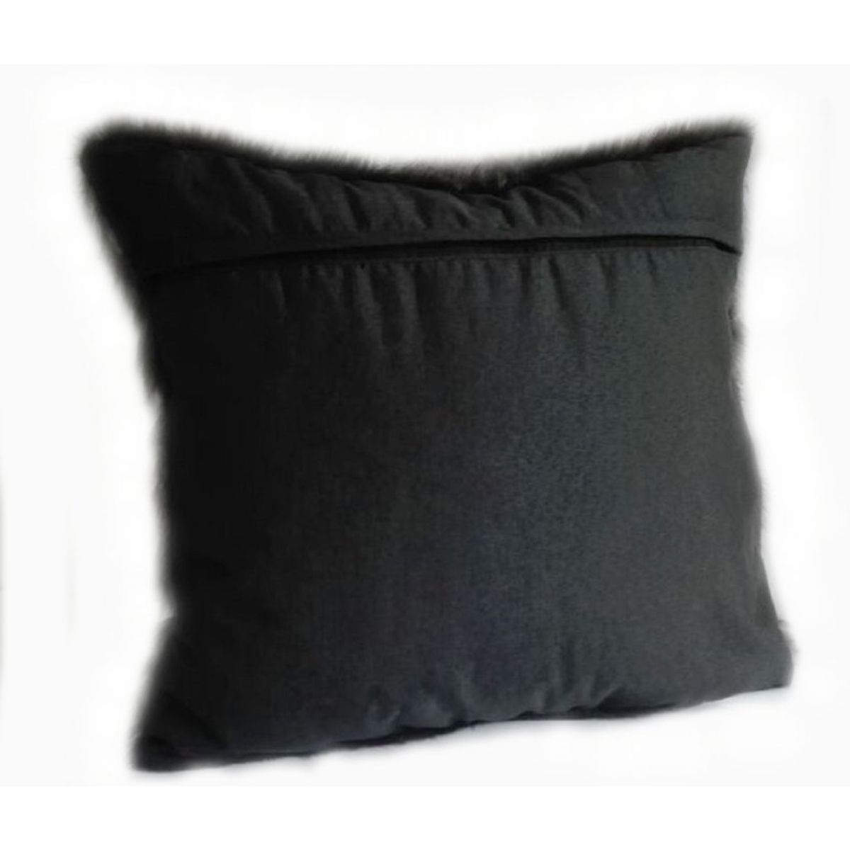 BANZAY - Cojín Peludo Peluche Decorativo Banzay - Gris Matizado