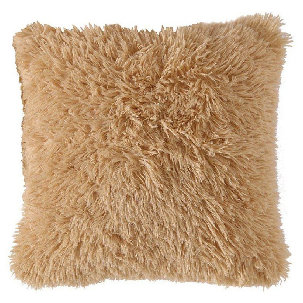 BANZAY - Kit x 2 Fundas Cojines Péludo - Camel