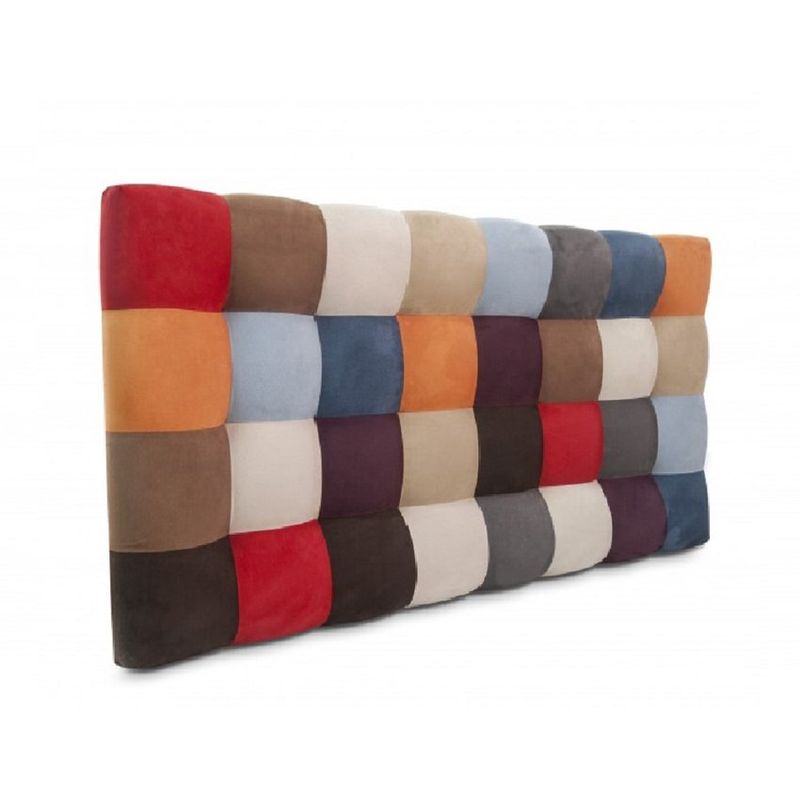 BANZAY - Cabecero Cama King Patchwork - Multicolor