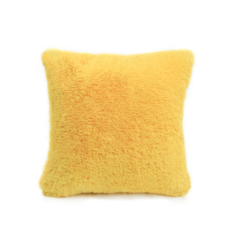 BANZAY - Kit x 2 Fundas Cojines Péludo - Amarillo