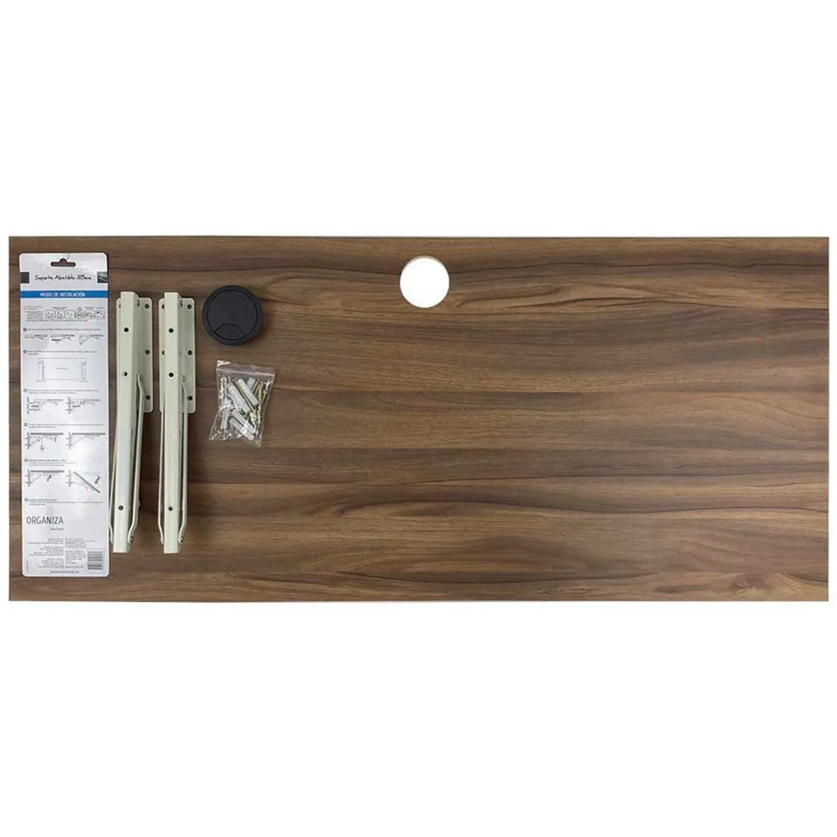 BANZAY - Escritorio Plegable de Pared - Amareto